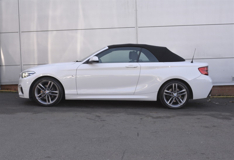 BMW 2 Series 2.0 225D M Sport Convertible Euro WK18RYT White #3