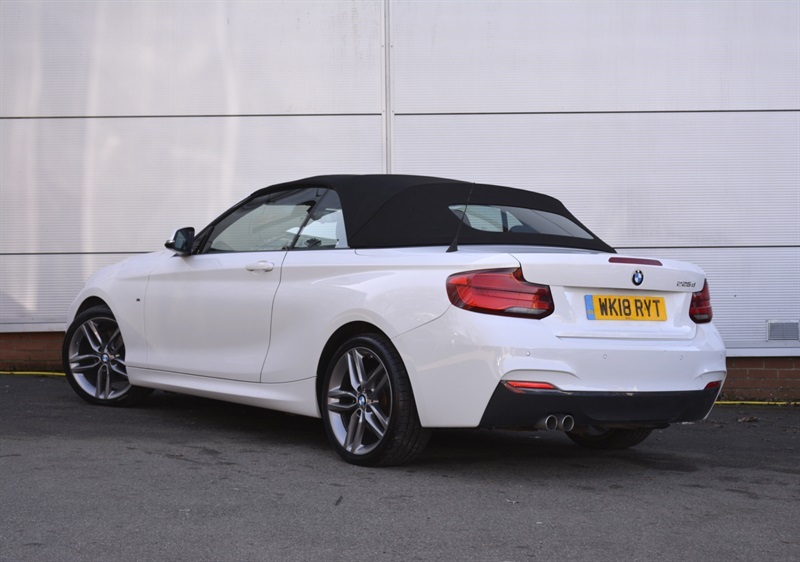 BMW 2 Series 2.0 225D M Sport Convertible Euro WK18RYT White #4