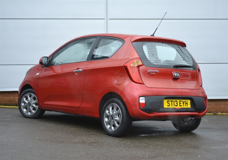 Kia Picanto 1.0 City Hatchback Euro 5 68 Bh ST13EYH Red #4