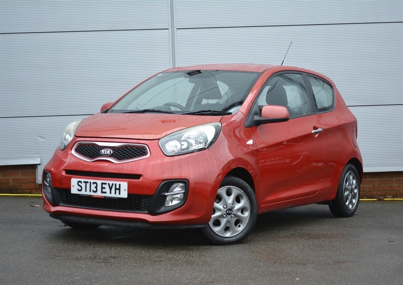 Kia Picanto 1.0 City Hatchback Euro 5 68 Bh ST13EYH Red #2