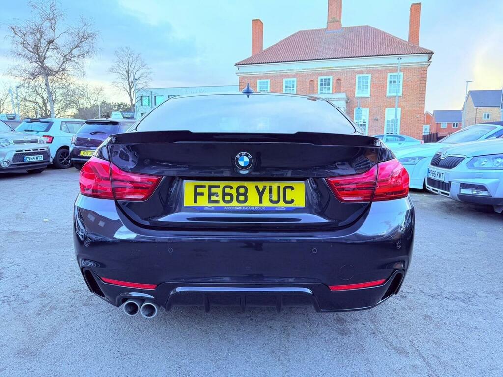 BMW 4 Series Gran Coupe 2.0 420D M Sport Euro 6 Ss FE68YUC Black #6