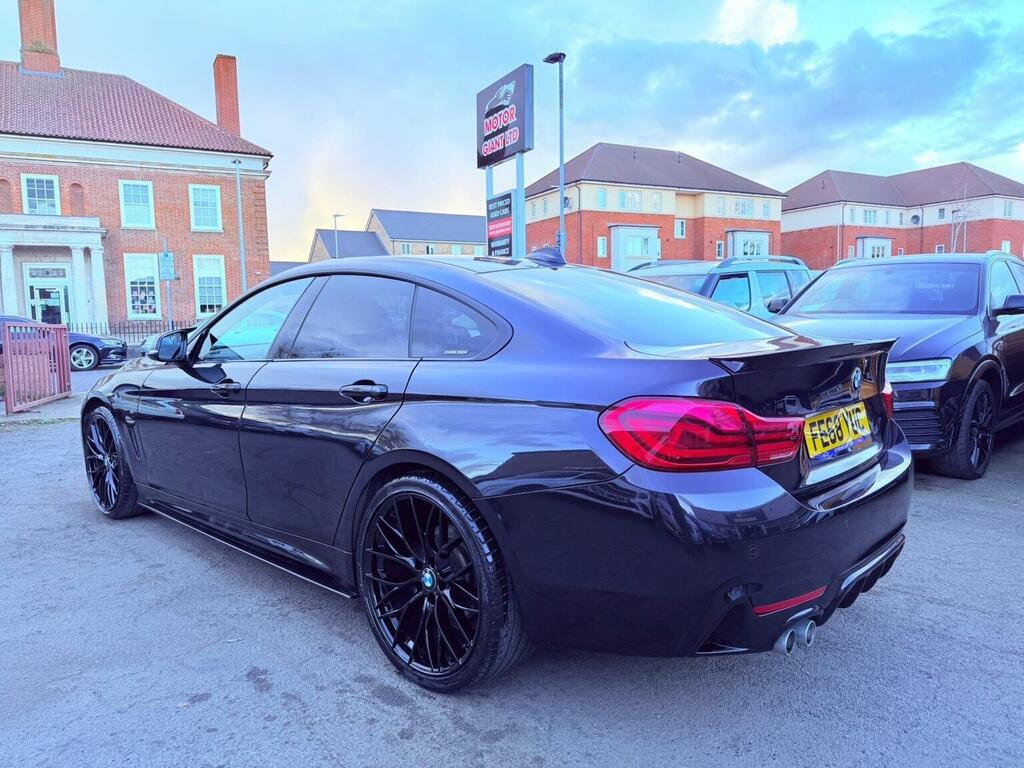 BMW 4 Series Gran Coupe 2.0 420D M Sport Euro 6 Ss FE68YUC Black #4