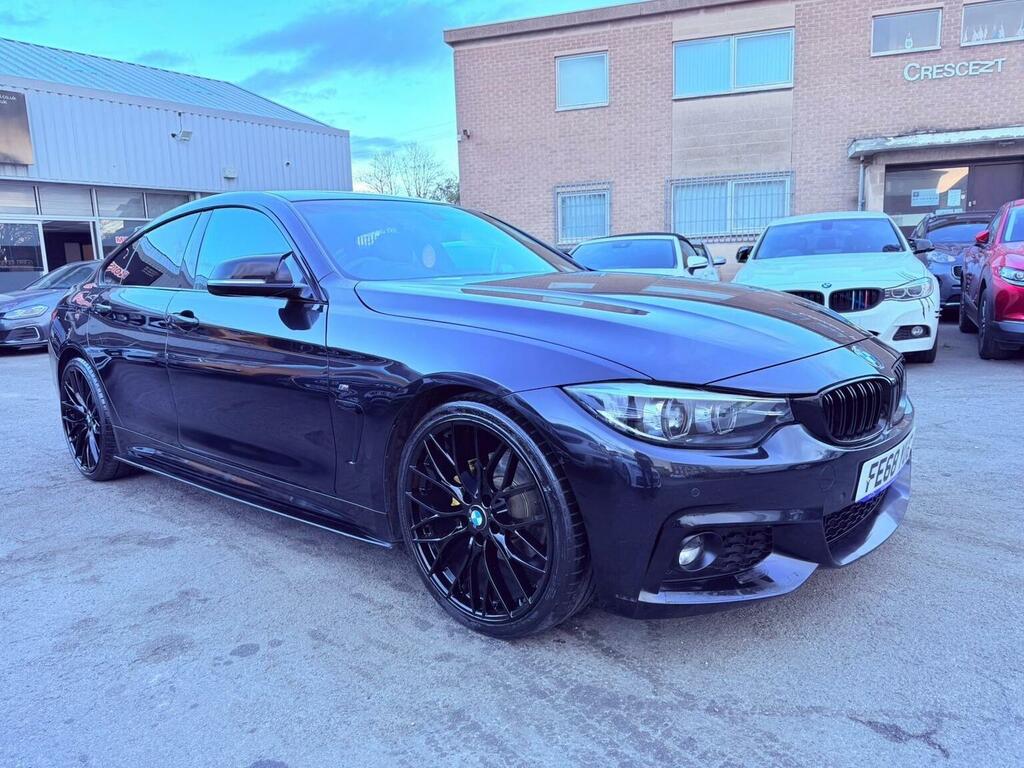BMW 4 Series Gran Coupe 2.0 420D M Sport Euro 6 Ss FE68YUC Black #2