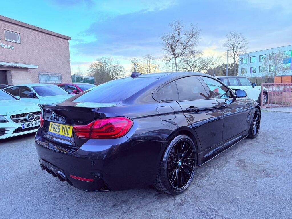 BMW 4 Series Gran Coupe 2.0 420D M Sport Euro 6 Ss FE68YUC Black #5
