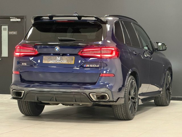 BMW X5 2019 3.0 M50d Suv Xdrive Euro 6 S NG69VSJ Blue #4
