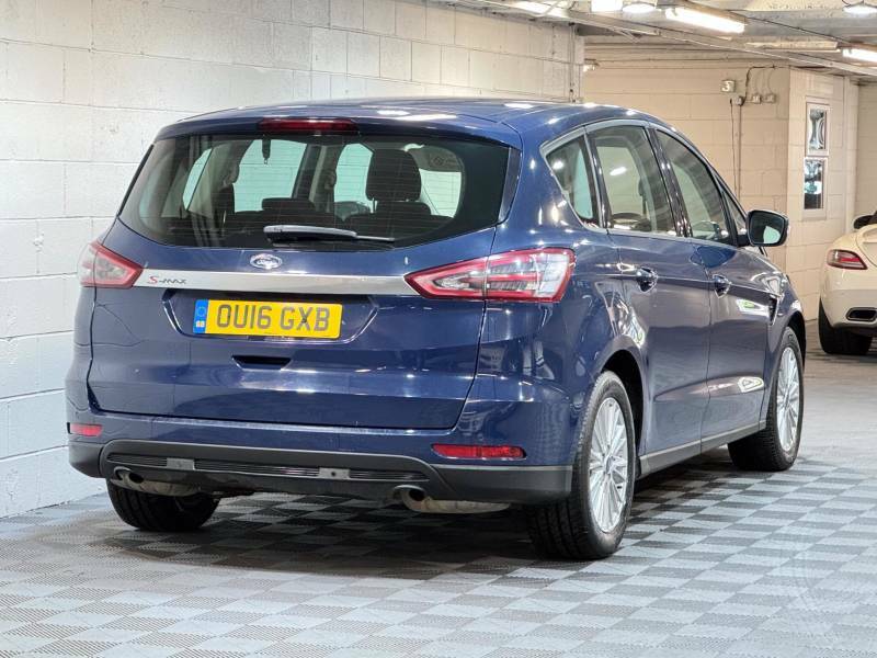 Ford S-Max 2.0 Tdci Zetec - 2016 16 OU16GXB Blue #4