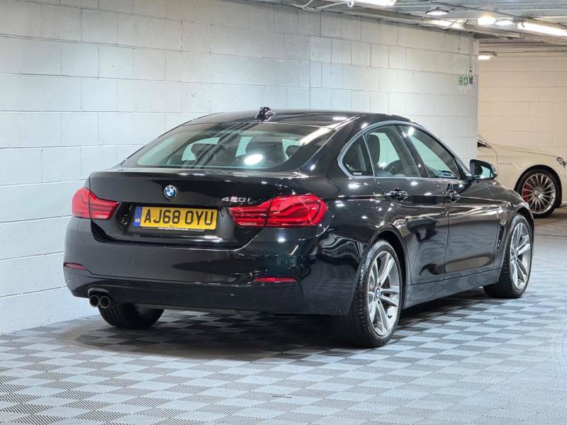 BMW 4 Series Gran Coupe 420I Sport Business Media - 2019 68 AJ68OYU Black #4