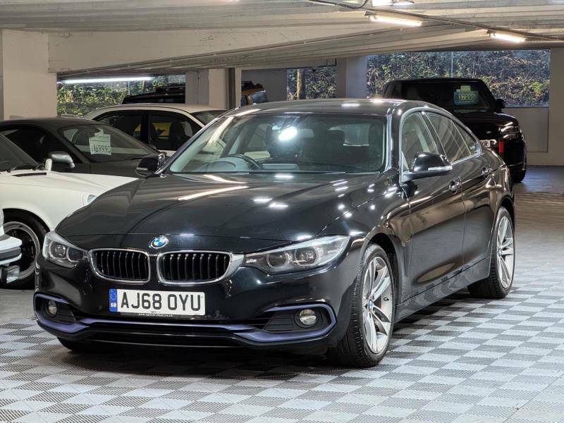 BMW 4 Series Gran Coupe 420I Sport Business Media - 2019 68 AJ68OYU Black #6