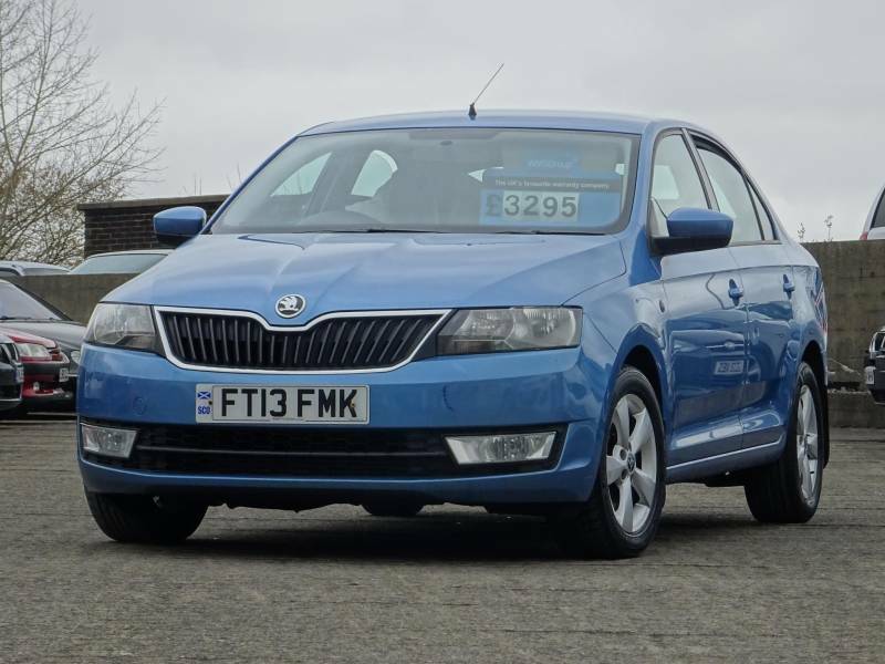 Skoda Rapid 1.6 Tdi Cr Greentech Se - 2013 13 Blue #6