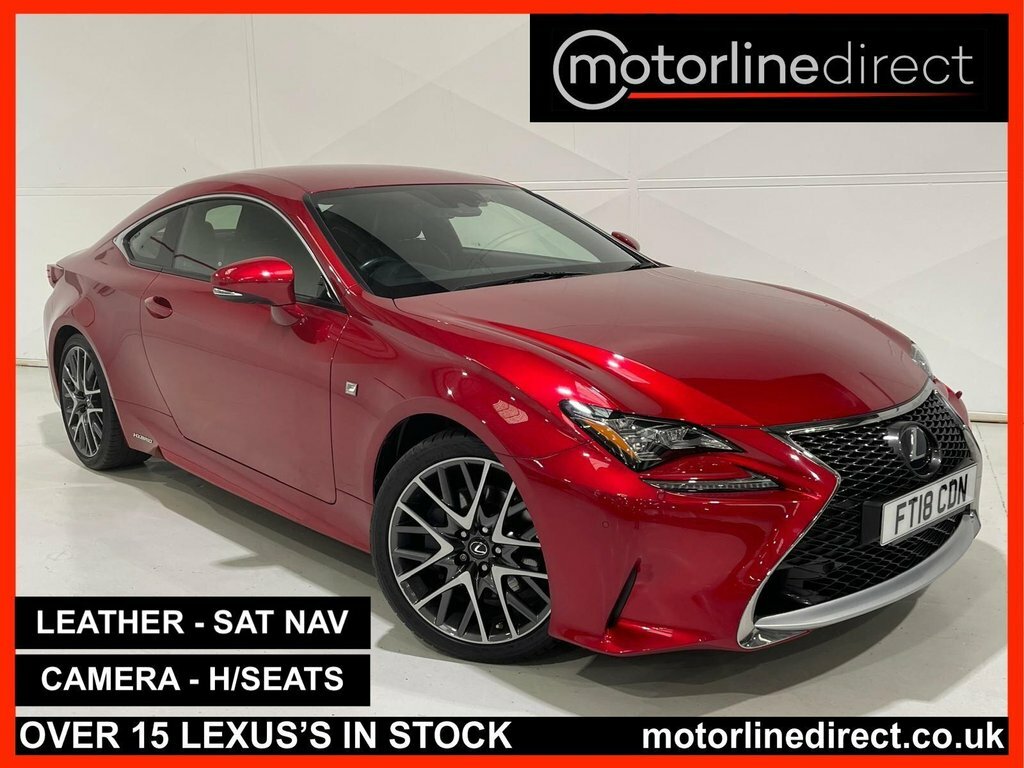Lexus RC 2.5 300H F Sport Coupe Hybrid E-cvt Eur Red