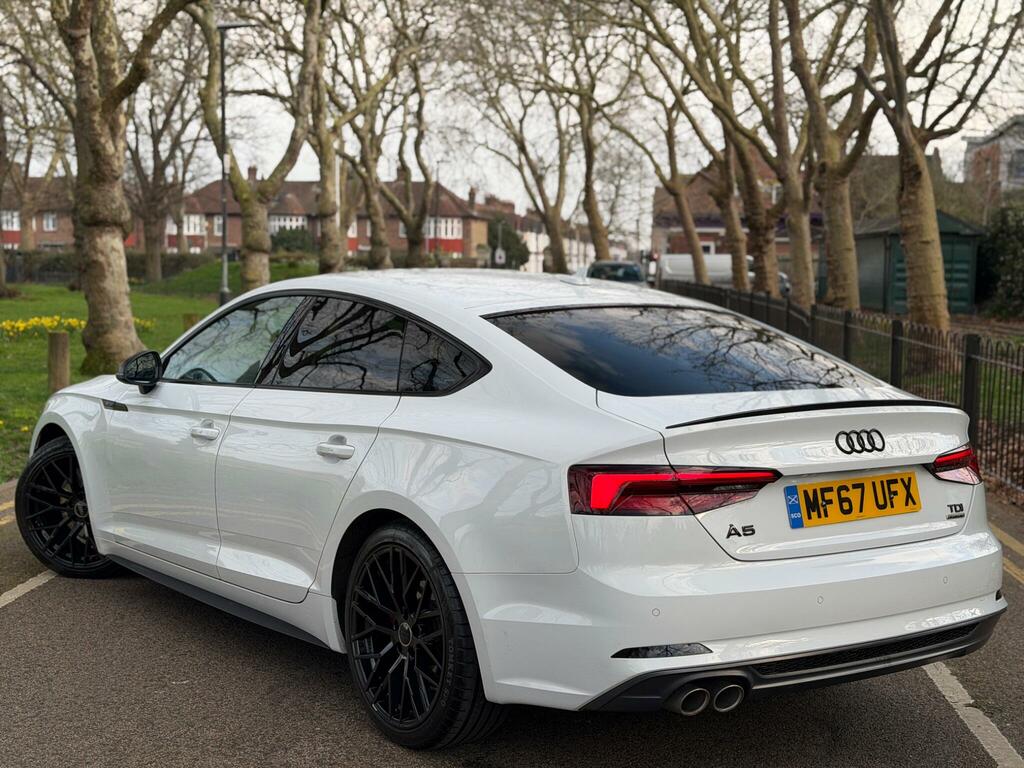 Audi A5 2.0 Tdi S Line Sportback S Tronic Quattro Euro 6 MF67UFX White #2