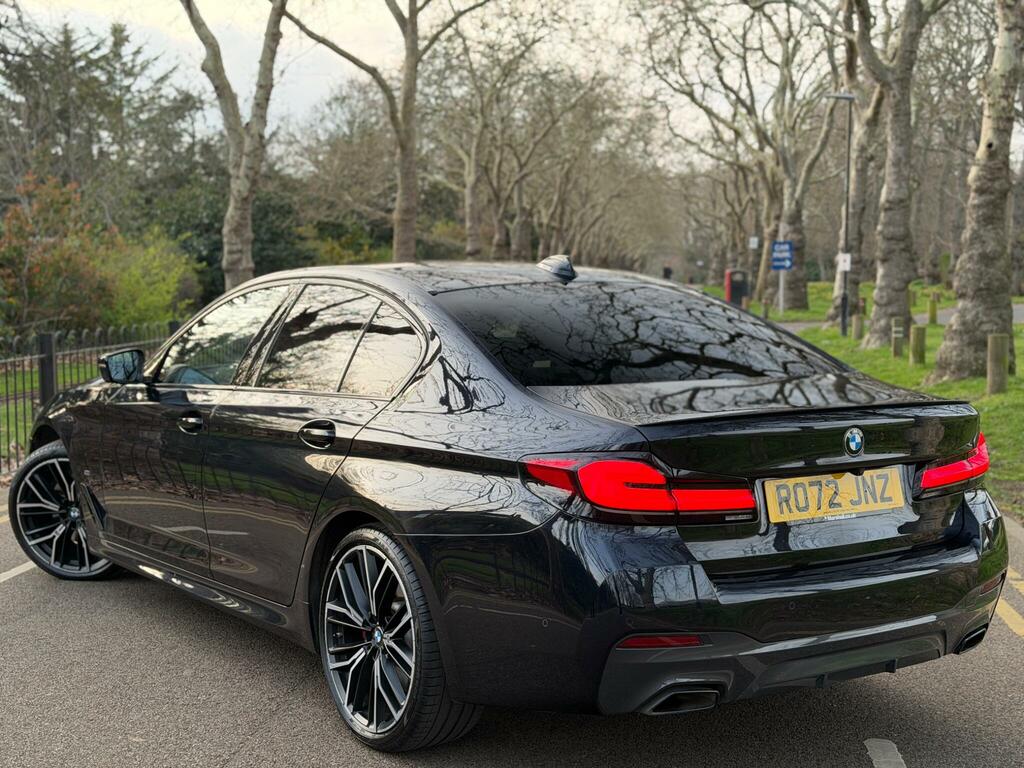 BMW 5 Series 2.0 520D Mht M Sport Steptronic Euro 6 Ss R072JNZ Black #2
