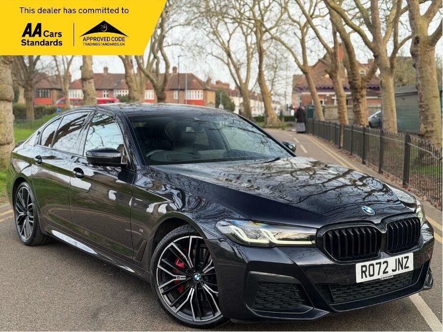 BMW 5 Series 2.0 520D Mht M Sport Steptronic Euro 6 Ss Black