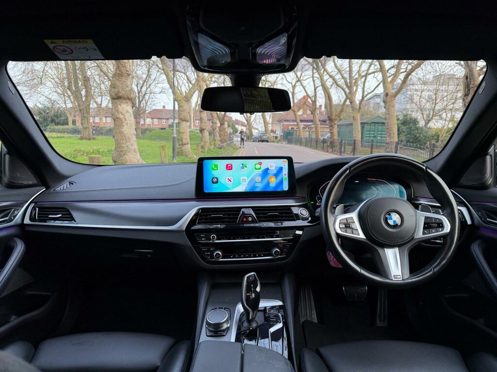 BMW 5 Series 2.0 520D Mht M Sport Steptronic Euro 6 Ss R072JNZ Black #4