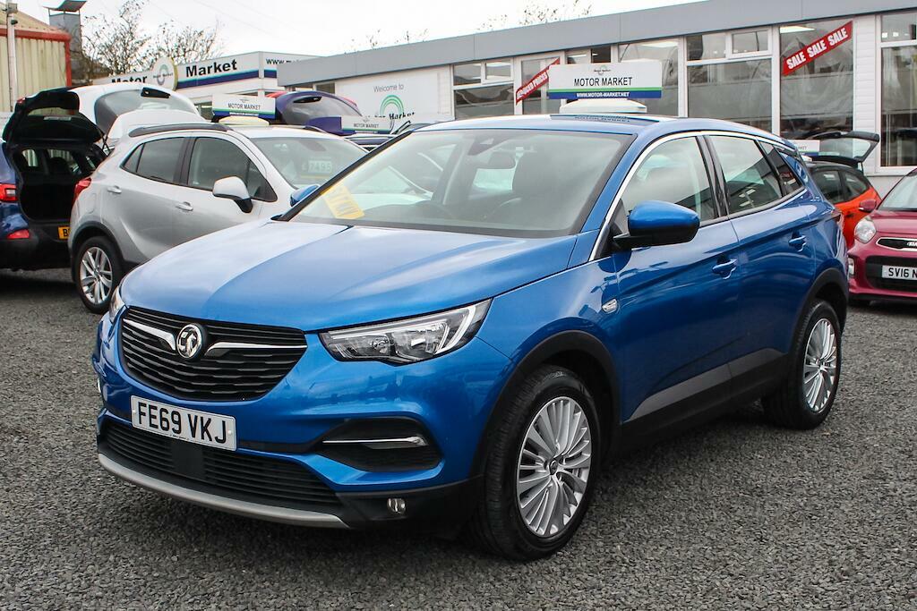 Vauxhall Grandland X 1.2 Turbo Business Edition Nav Euro 6 Ss FE69VKJ Blue #3