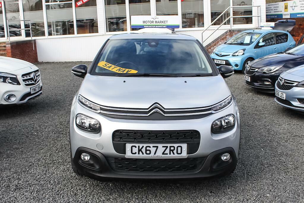 Citroen C3 1.2 Puretech Flair Euro 6 CK67ZRO Silver #2
