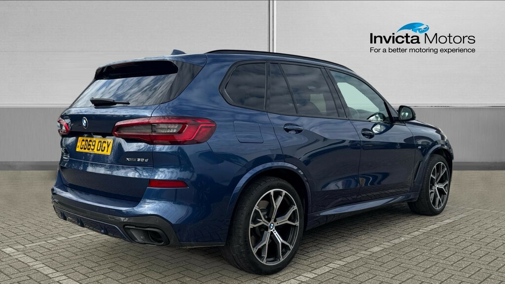 BMW X5 Xdrive 30D M Sport GD69OGY Blue #3