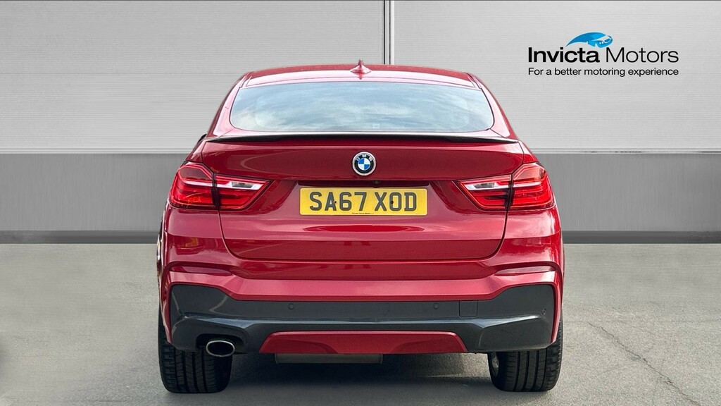 BMW X4 Xdrive 20D M Sport SA67XOD Red #4