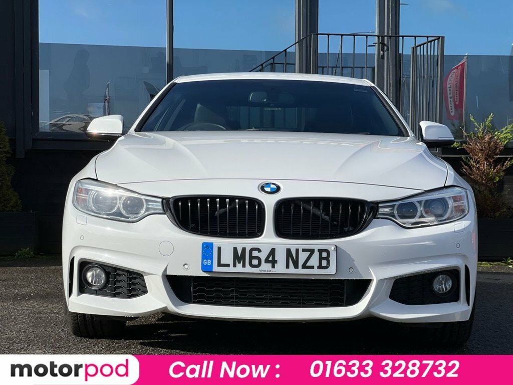 BMW 4 Series Gran Coupe 2L M Sport LM64NZB White #2