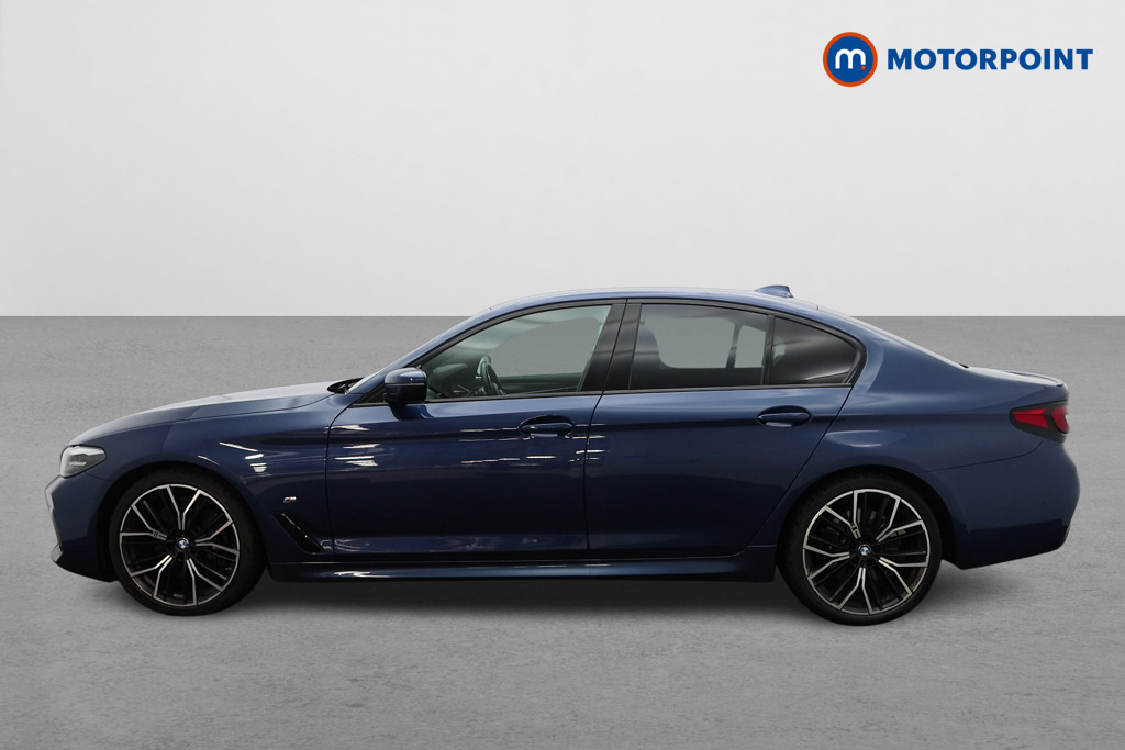 BMW 5 Series 520D Mht M Sport Step Pro Pack DN22WXU Blue #4