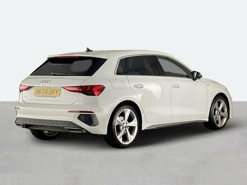 Audi A3 35 Tfsi S Line S Tronic MF24GFY White #3