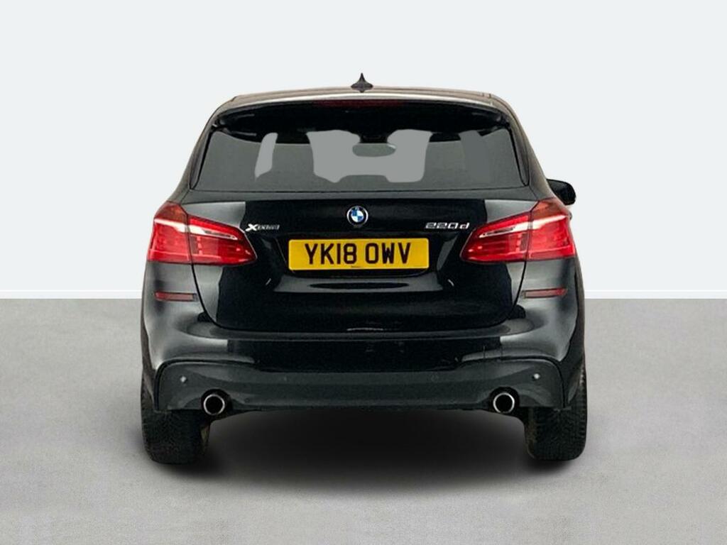 BMW 2 Series 220D Xdrive M Sport Nav Step YK18OWV Black #4