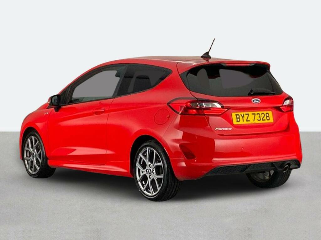 Ford Fiesta 1.0 Ecoboost St-line BYZ7328 Red #5