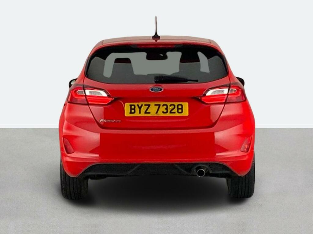 Ford Fiesta 1.0 Ecoboost St-line BYZ7328 Red #4