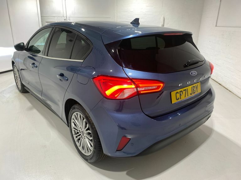 Ford Focus 1.0 Turbo Ecoboost 125Ps Mhev 6 Spd Titanium X E CP71JBY Blue #6