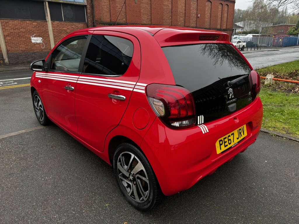 Peugeot 108 Hatchback 1.2 Puretech Collection 201767 PE67JRV Red #4