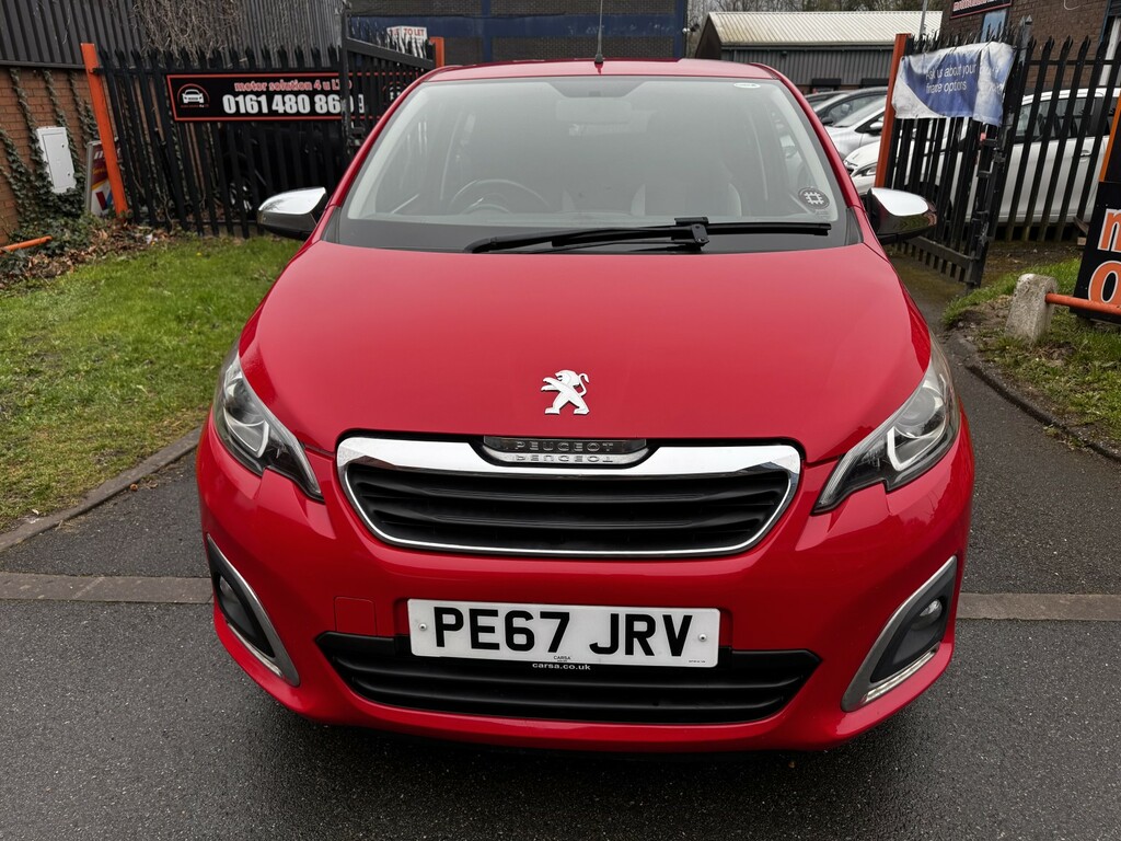 Peugeot 108 Hatchback 1.2 Puretech Collection 201767 PE67JRV Red #6