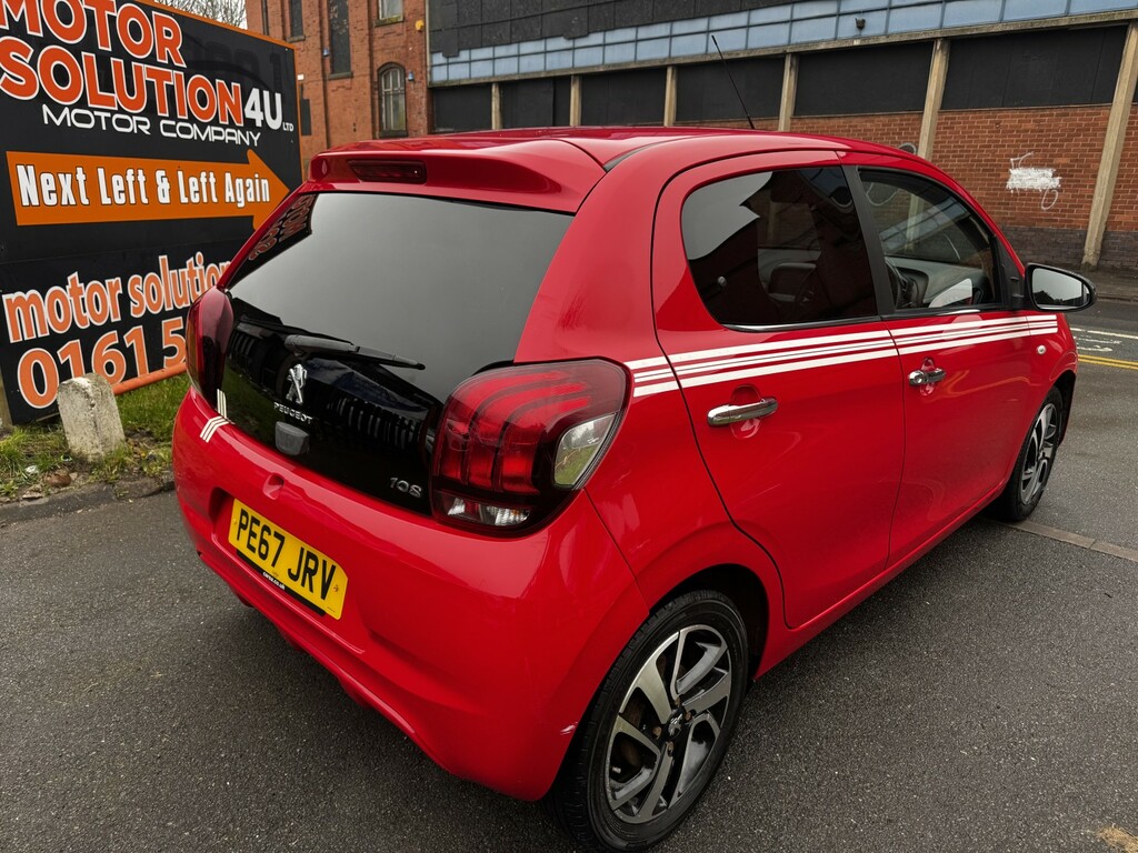 Peugeot 108 Hatchback 1.2 Puretech Collection 201767 PE67JRV Red #2