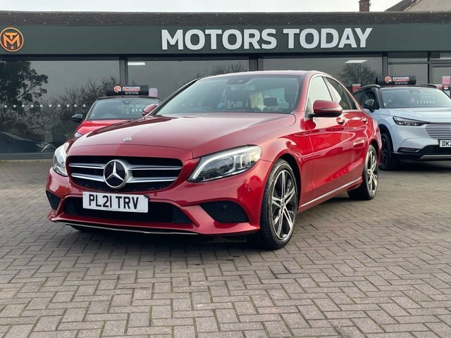 Mercedes-Benz C Class 2021 2.0 C220d Sport Edition Premium Saloon PL21TRV Red #6