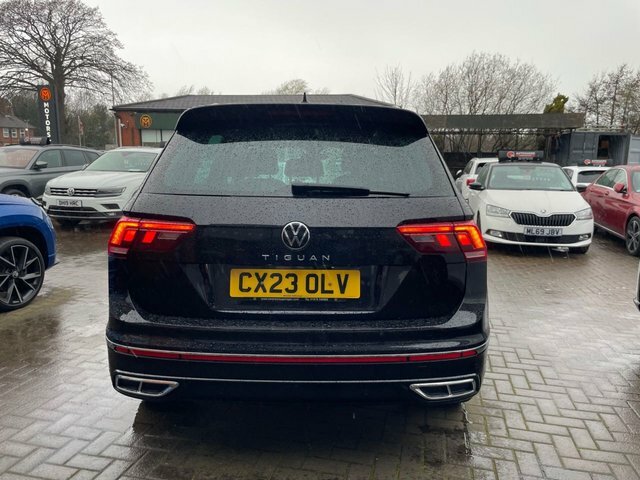 Volkswagen Tiguan 2023 1.5 Tsi R-line Suv Dsg Euro 6 Ss CX23OLV Black #6