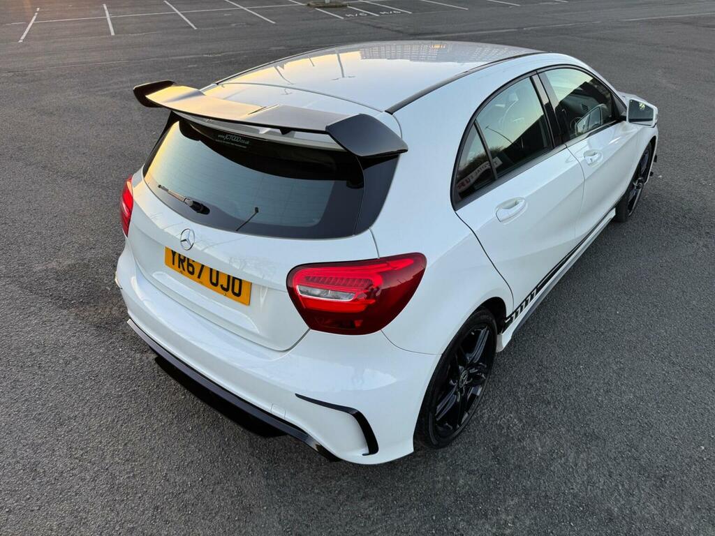 Mercedes-Benz A Class Hatchback 1.5 A180d Amg Line Euro 6 Ss 201 YR67UJO White #2