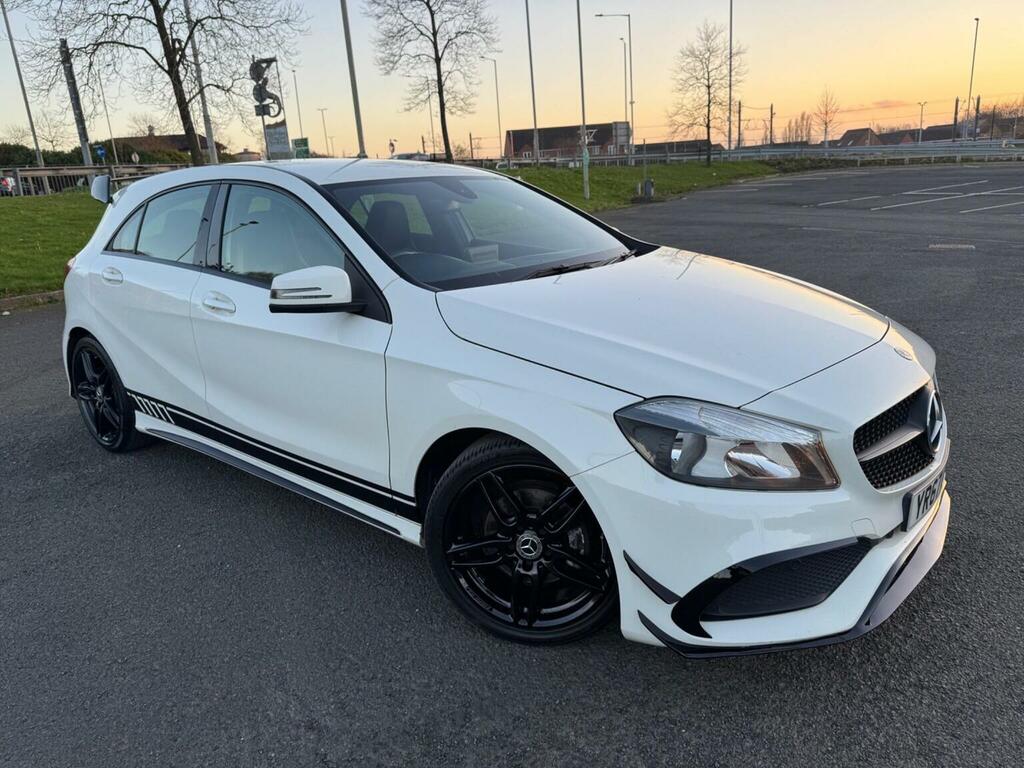 Mercedes-Benz A Class Hatchback 1.5 A180d Amg Line Euro 6 Ss 201 White