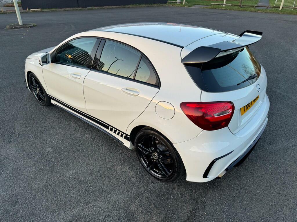 Mercedes-Benz A Class Hatchback 1.5 A180d Amg Line Euro 6 Ss 201 YR67UJO White #4