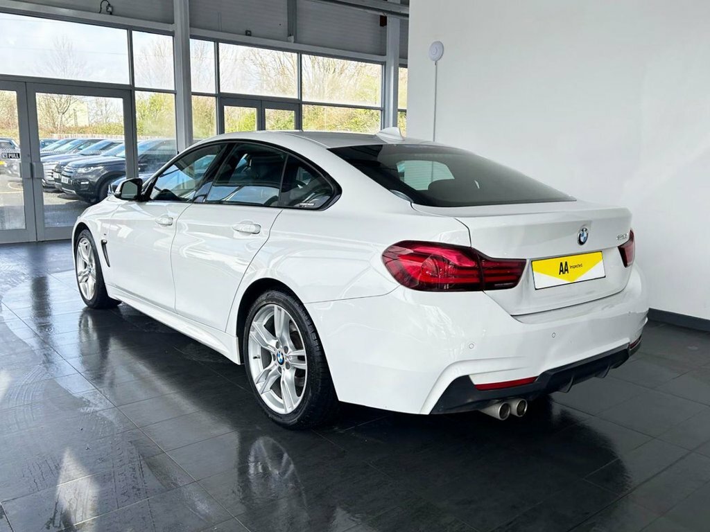 BMW 4 Series Gran Coupe 2L M Sport WP69UNJ White #5