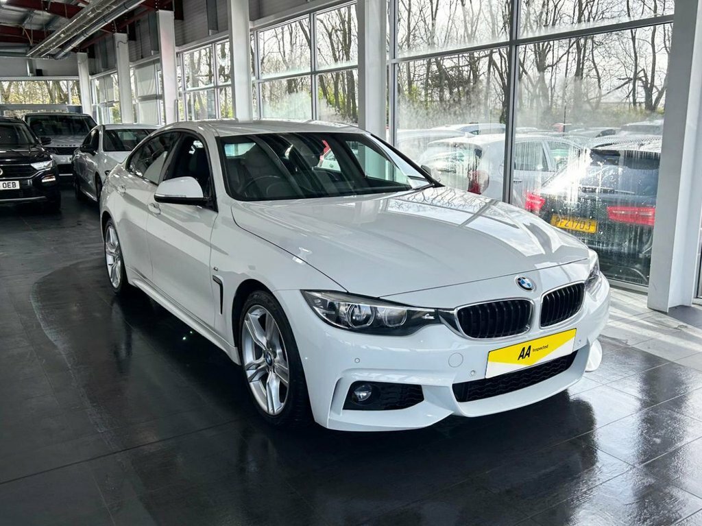 BMW 4 Series Gran Coupe 2L M Sport White