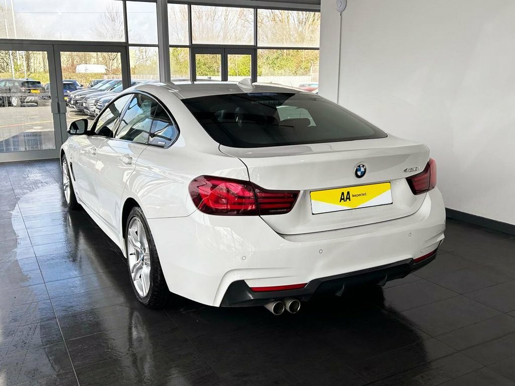 BMW 4 Series Gran Coupe 2L M Sport WP69UNJ White #6
