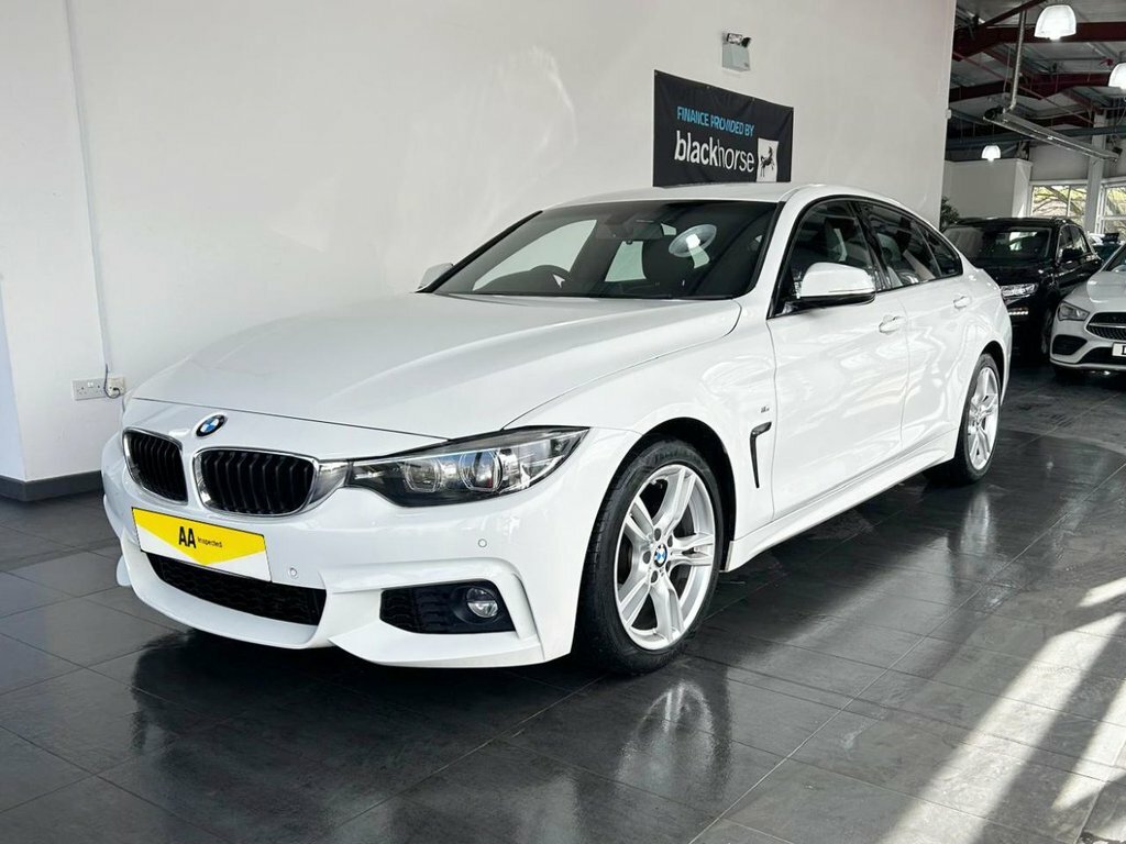 BMW 4 Series Gran Coupe 2L M Sport WP69UNJ White #4
