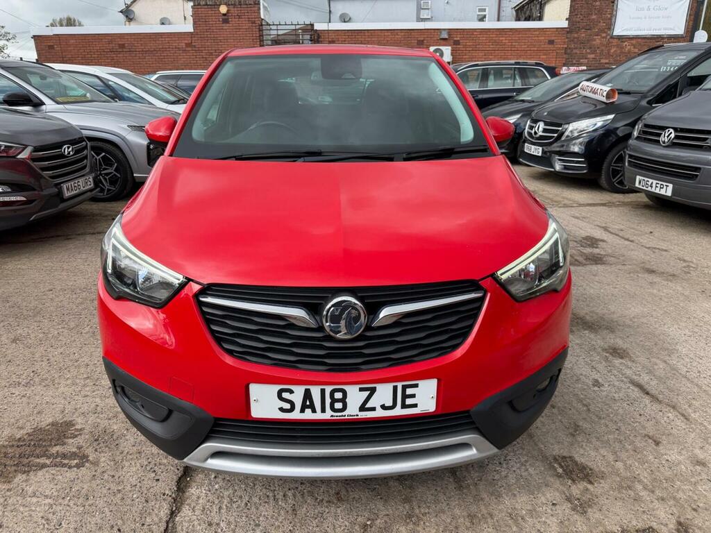 Vauxhall Crossland X Suv 1.6 Turbo D Ecotec Tech Line Nav Euro 6 Ss SA18ZJE Red #2