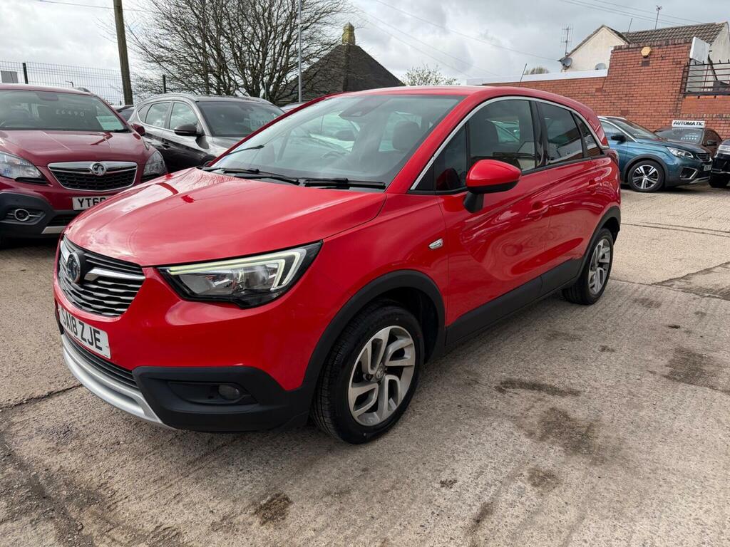 Vauxhall Crossland X Suv 1.6 Turbo D Ecotec Tech Line Nav Euro 6 Ss SA18ZJE Red #3