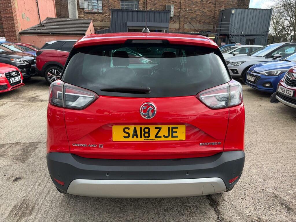 Vauxhall Crossland X Suv 1.6 Turbo D Ecotec Tech Line Nav Euro 6 Ss SA18ZJE Red #5