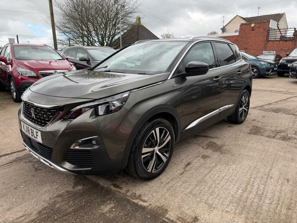 Peugeot 3008 Suv 1.5 Bluehdi Gt Line Eat Euro 6 Ss 2018 KJ18BLF Grey #3