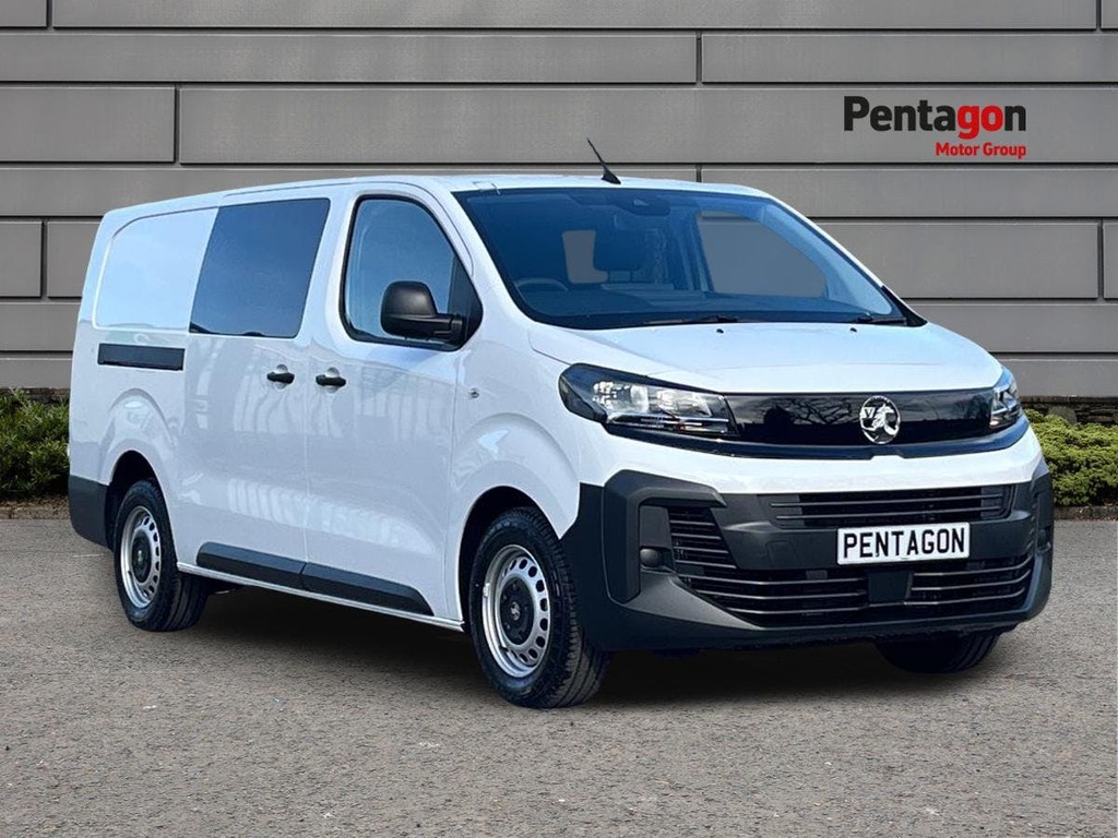 Vauxhall Vivaro 2.0 Turbo D Prime Xl Crew Van Double Cab 6Dr Diese White