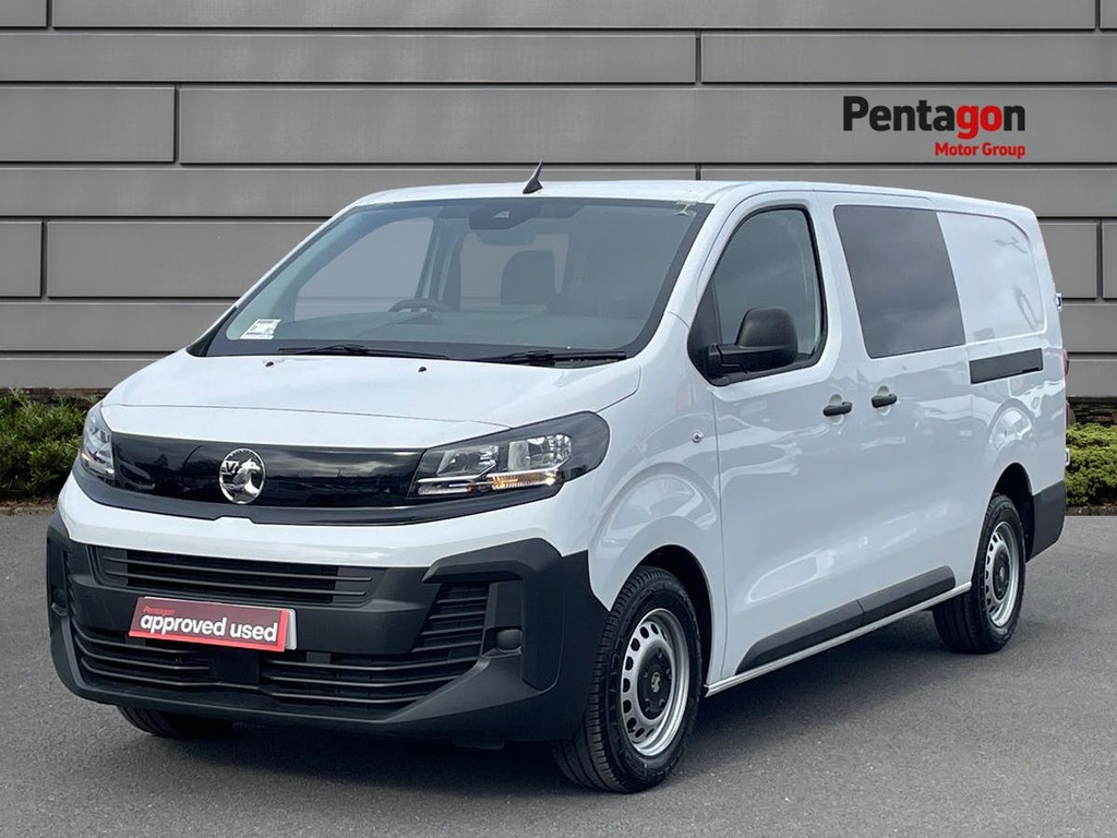 Vauxhall Vivaro 2.0 Turbo D Prime Xl Crew Van Double Cab 6Dr Diese MP75BBK White #3