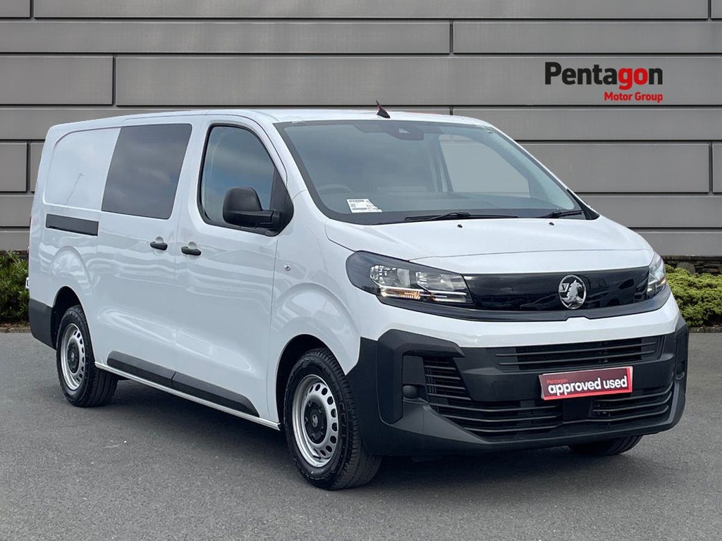 Vauxhall Vivaro 2.0 Turbo D Prime Xl Crew Van Double Cab 6Dr Diese White