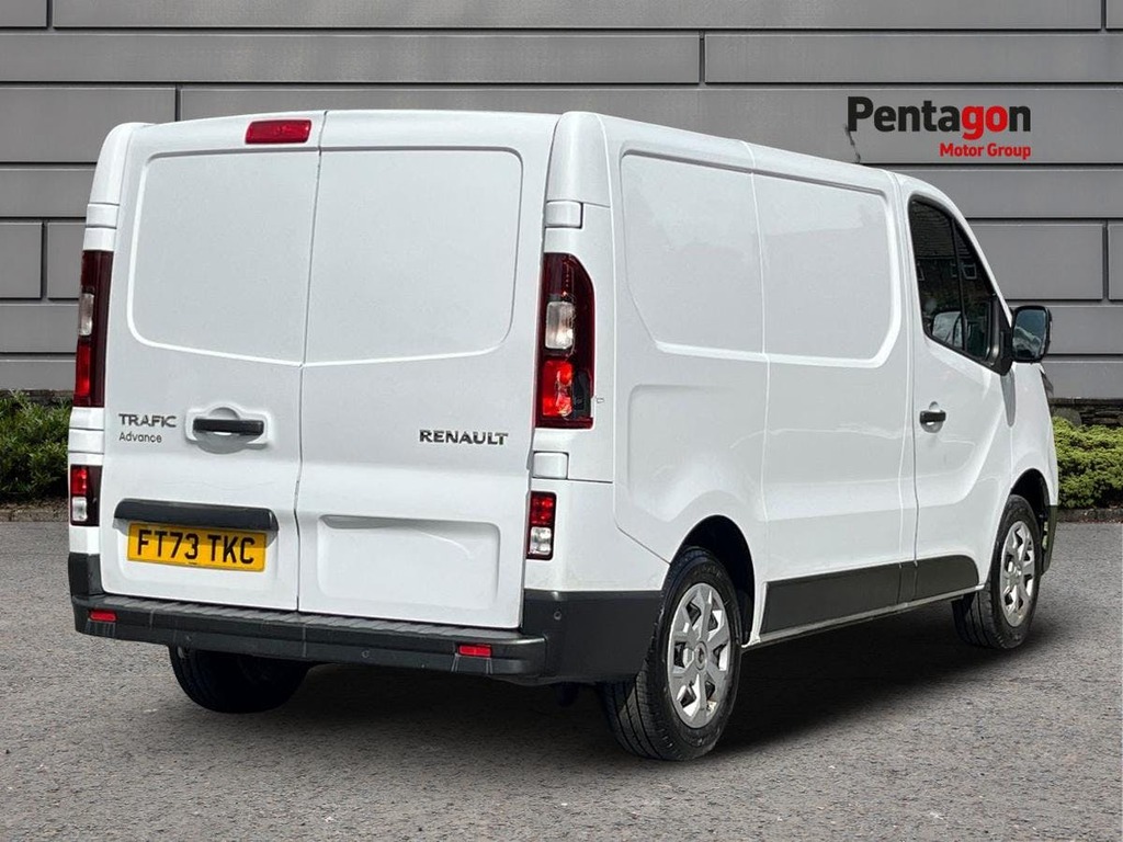 Renault Trafic 2.0 Dci Blue Sl30 Advance Panel Van Man FT73TKC White #4