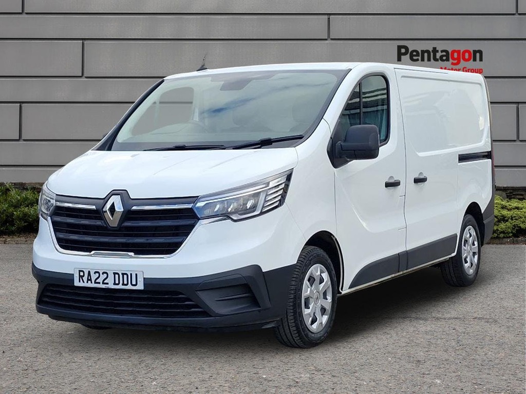 Renault Trafic 2.0 Dci Blue Sl28 Business Panel Van Ma RA22DDU White #3